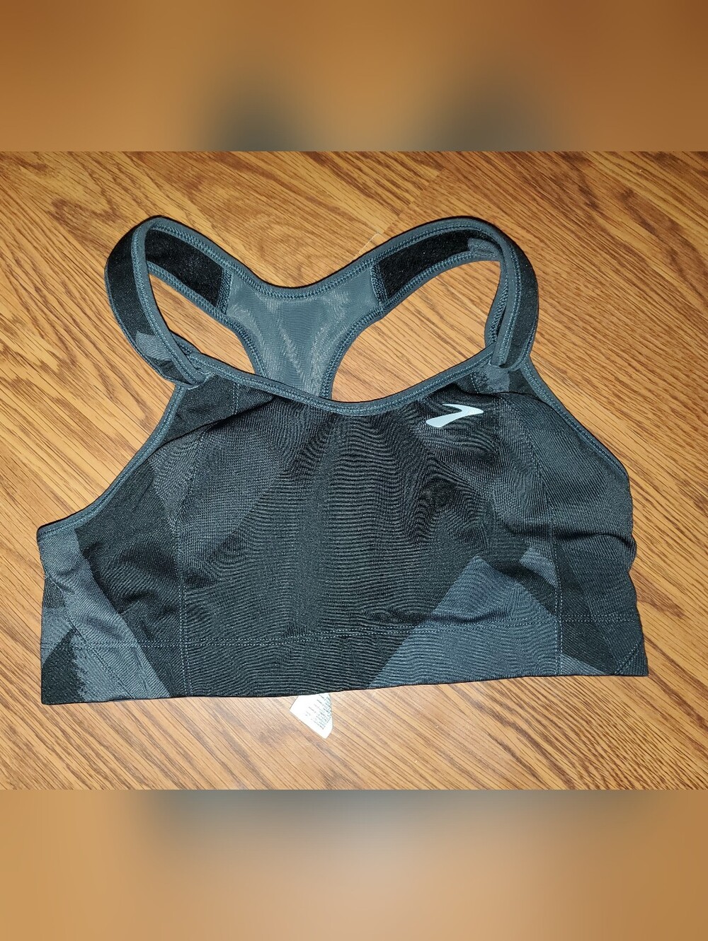 Brooks Black High-Impact Racerback Sports Bra